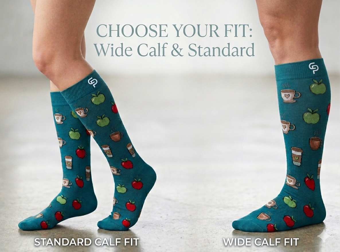 SolPress Signature Compression Socks for Nurses | Merino Wool + Silver Ion |
